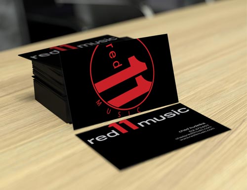 Red 11 Business Cards